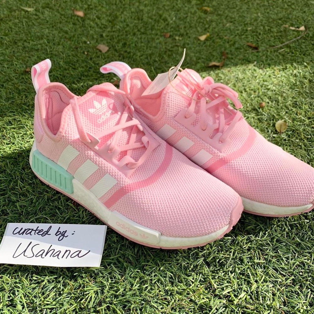 Adidas nmd R1 pink shoes - Picture 4 of 4